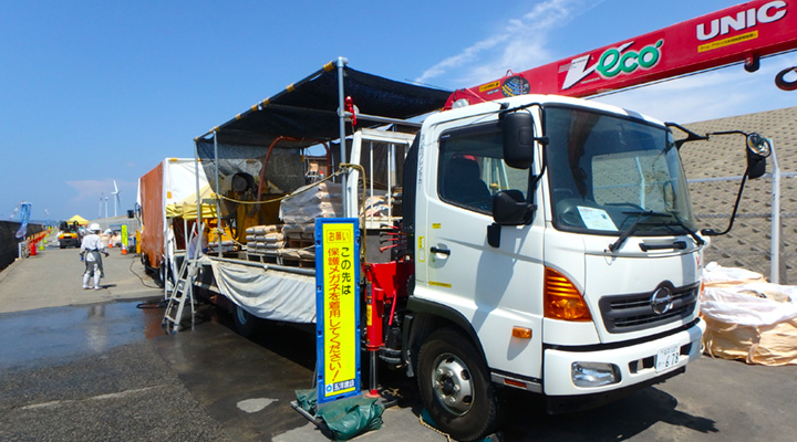 CB練り混ぜプラント(車上プラント)