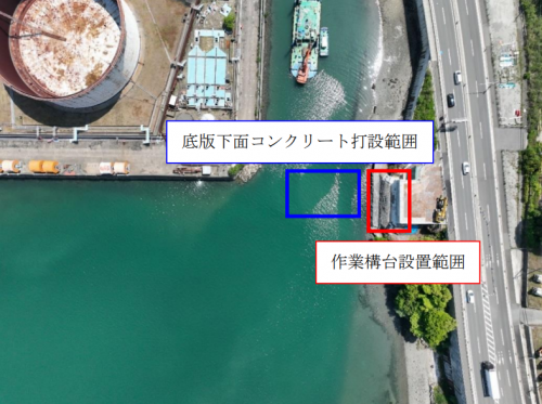 ドローンによる空撮写真