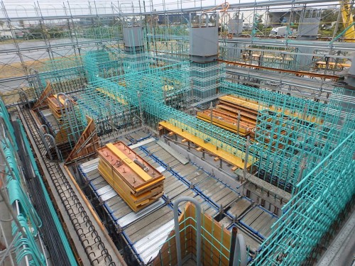 3ロット壁部 鉄筋組立完了