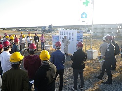 現場見学会・工事概要説明会を実施1