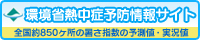 環境省熱中症予防情報サイト