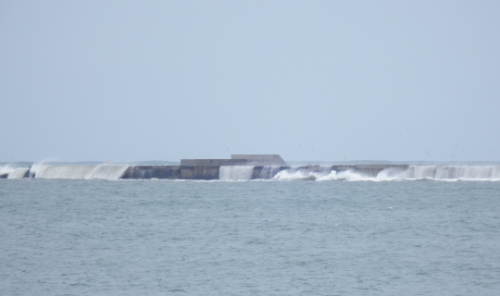 ④台風２１号通過後、現場状況